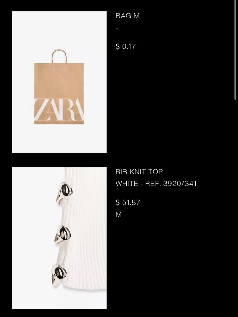 ZARA Ribbed Knit Tank Top - Picture 5 of 5